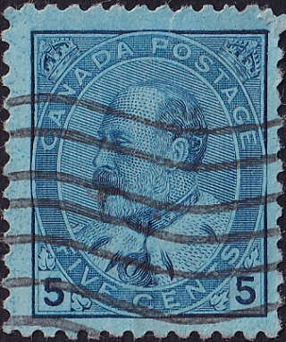  1903  . King Edward VII , 5 c .  4,0 .